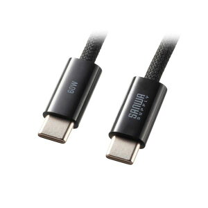 TTvC USB Type-CVRbVP[u PD60W ubN 2m KU-CCP60SM20BK