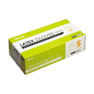 (まとめ) 川西工業ラテックスグローブ 粉なし S #2134 1箱(100枚) 【×5セット】