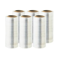 (まとめ）クラフトマン ストレッチフィルム 15μ300mm×500m CF-SF4 1ケース（6巻）【×5セット】