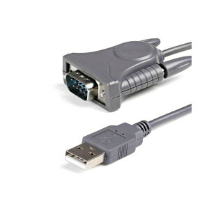 StarTech.com USB-RS232Cシリアル変換ケーブル(DB9-DB25変換コネクタ付き) ICUSB232DB251本
