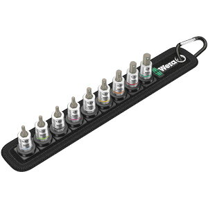 WERA ���F�� �����p1/4DR 9�_�g ���[���t�� �r�b�g�\�P�b�g �Z�b�g 003884 �H�� �c�[�� DIY ��ƍH�� ����