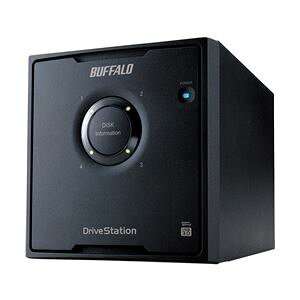 �o�b�t�@���[ �h���C�u�X�e�[�V���� RAID5�Ή� USB3.0�p �O�t��HDD 4�h���C�u 4TB HD-QL4TU3�^R5J HD-QL4TU3/R5J