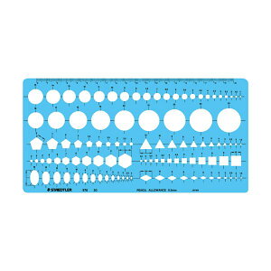 (まとめ) ステッドラー テンプレート 組合せ定規 エッジ付 976 20 1枚 【×3セット】 (代引不可)