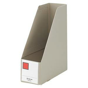 (まとめ) キングジム GボックスPP A4タテ 収納幅100mm グレー 4653 1個 【×15セット】 (代引不可)