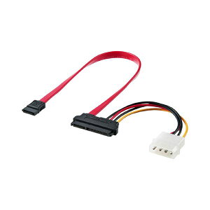 (まとめ)サンワサプライ 電源コネクタ一体型SATAケーブル(0.3m) TK-PWSATA7-03【×3セット】 (代引不可)