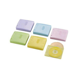 (まとめ)エレコム Blu-ray・CD・DVD対応不織布ケース 2穴 CCD-NBWB240ASO【×5セット】 (代引不可)