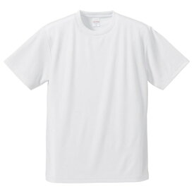 UVカット・吸汗速乾・5枚セット・4.1オンスさらさらドライ Tシャツ ホワイト 150cm (代引不可)