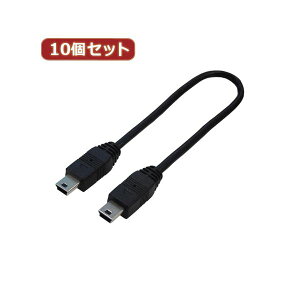 �ϊ����l 10�Z�b�g USB�P�[�u��20 mini�i�I�X�jto mini�i�I�X�j USBM5A�^A20FX10 (����s��)