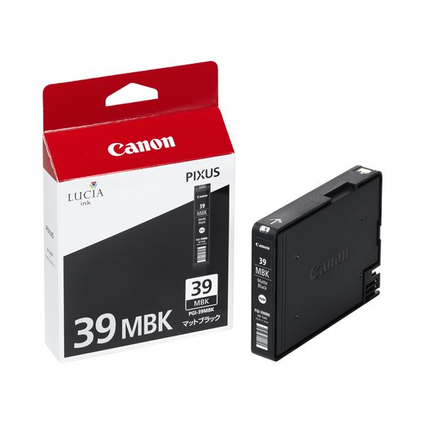 キャノン （まとめ） Canon 【×3セット】 1個 4856B001 マットブラック PGI-39MBK インクタンク インクカートリッジ