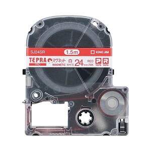 (�܂Ƃ�) �L���O�W�� �e�v�� PRO �e�[�v�J�[�g���b�W �}�O�l�b�g�e�[�v 24mm ���^�ԕ��� SJ24SR 1�� �y×10�Z�b�g�z (����s��)
