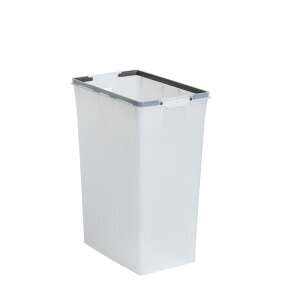 ダストボックス ゴミ箱 #45 半透明 本体のみ 単品 容量:46L ポリプロピレン 蓋別売 エコン インテリア雑貨 生活用品