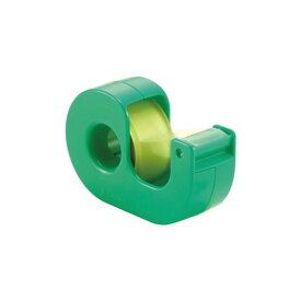 （まとめ）ニチバン セロテープ小巻カッター付 CT-18DCG 緑【×100セット】 (代引不可)