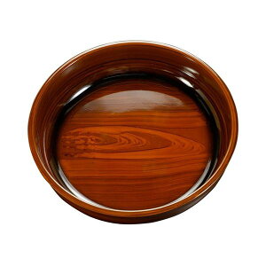 和風 菓子鉢/菓子皿 【木目 直径約24cm】 抗菌加工 〔和菓子 洋菓子 お菓子〕 (代引不可)