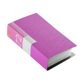 （まとめ）バッファローCD&DVDファイルケース ブックタイプ 72枚収納 ピンク BSCD01F72PK 1個【×5セット】 (代引不可)