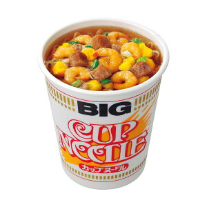 (まとめ)日清食品 カップ ヌードル ビッグ100g 1ケース(12食)【×2セット】 (代引不可)
