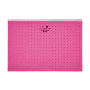 (まとめ) リヒトラブ AQUA DROPs クリヤーケース A4ヨコ 赤 F-5303-3 1枚 【×10セット】