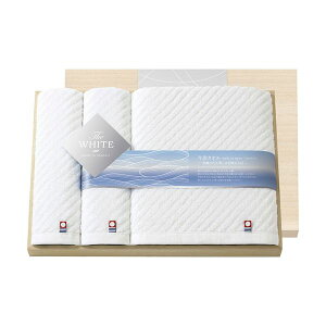 今治タオル 今治 ザ ホワイト 日本製 バスタオル&フェイスタオル2P(木箱入) L8039066