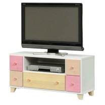 楽天市場】テレビ台 ピンク（テレビ台・ローボード｜収納家具 
