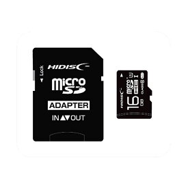 (まとめ) ハイディスク microSDHCカード16GB class10 UHS-I対応 SD変換アダプター付き HDMCSDH16GCL10UIJP3 1枚 【×10セット】 (代引不可)