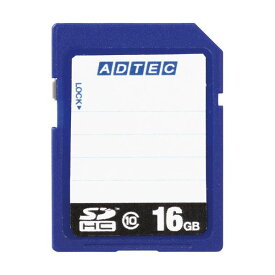 (まとめ) アドテック SDHCメモリカード16GB Class10 インデックスタイプ AD-SDTH16G/10R 1枚 【×10セット】 (代引不可)