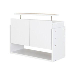 コレクションケース/収納棚 ワイド 専用上置き 【ロータイプ 奥行29cm用 ホワイト】 幅83.1cm 本体別売 【組立品】 (代引不可)