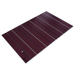 〔6個セット〕 風呂ふた 風呂フタ 80cm×140cm用 ブラウン 薄型 抗菌 防カビ 折りたたみ コンパクト SGマーク認定 ネクストAG (代引不可)