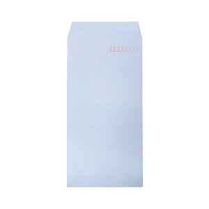 （まとめ） ハート 透けないカラー封筒 長3パステルアクア XEP294 1パック（100枚） 【×5セット】