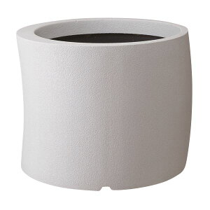 大和プラスチック ファイバーグラスシリーズ カーブ 50型 ホワイト (底穴なし) (代引不可)