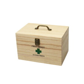 桐製 救急箱 薬箱 くすり箱 小物入れ ツールボックス 救急 ファーマシーボックス ファーストエイドボックス 持ち手つき おしゃれ かわいい シンプル 北欧 木製 (代引不可)