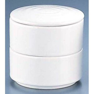 エムズジャパン 丸型 二段重 白 Y-022 RMJ5401【送料無料】