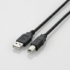 [ELECOM(�G���R��)] USB2.0�P�[�u��(5.0m ���R�l�N�^����������) U2C-BN50BK(����s��)