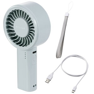 �n���f�B�t�@�� �g�ѐ�@ �R���p�N�g �啗�� 5�i�K���� USB Type-C�[�d �������SOFF �n���h�X�g���b�v�t�� �O���[�� FAN-U261GN(����s��)�y���������z