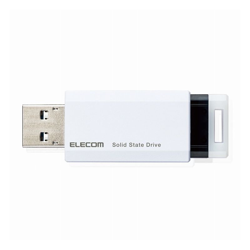 エレコム ELECOM SSD 外付け ポータブル 1TB 小型 ノック式 USB3.2 PS4Pro 対応 【はこぽす対応商品】 お気に入り 代引不可 PS5 ホワイト ESD-EPK1000GWH Gen1 PS4