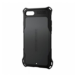 ELECOM iPhone SE 3/SE 2/8/7 p P[X Jo[ nCubh ZEROSHOCK ՌztBt Xgbvz[t ubN GR PM-A22SZEROBK(s)yz