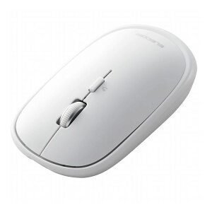 ワイヤレスマウス 無線 Bluetooth 静音 4ボタン 充電式 軽量 薄型 3台同時接続 左右対称 Windows11 Mac Chrome Android iOS iPadOS 対応 ホワイト M-TM15BBWH ELECOM(代引不可)【送料無料】