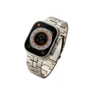 �A�b�v���E�H�b�` �o���h Ultra / SE / Series 8 7 6 5 4 3 2 1 49mm 45mm 44mm 42mm �`�^�� �X�e�����X �O�܂�v�b�V���� �x���g �V���o�[ AW-49BDTITSV(����s��)�y���������z