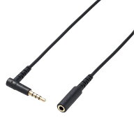 イヤホン ヘッドホン 延長コード マイク対応 3.5mmステレオミニプラグ 2m ブラック AV-354P20BK(代引不可…