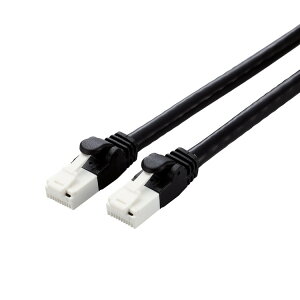 LAN�P�[�u�� CAT6A 2m ���� 10Gbps �X�g���[�g �ܐ܂�h�~ RoHS�w�ߏ��� �u���b�N LD-GPAT/BK2/RS(����s��)�y���[���֔z���z�y���������z