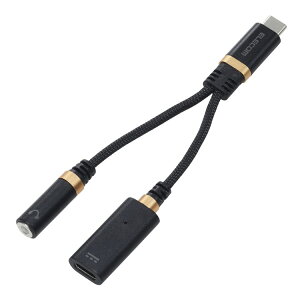 GR ^CvC CzWbN ϊ USB-C to 3.5mm XeI~jWbN DAC  ϋv PDΉ USB[d|[gt ʘbΉ ubN ELECOM(s)yz