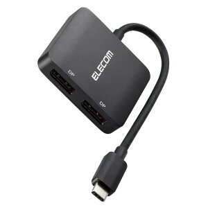 GR USB Type-C - DisplayPort ϊ USB-C vO to DP ×2 8K 30Hz ^CvC |[g Windows Mac Chromebook iPhone iPad Android Ή ubN ELECOM(s)yz