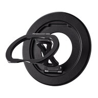 エレコム スマホリング マグネット 360度回転 リング 着脱可能 スマホスタンド機能 薄型 フラット設計 縦…