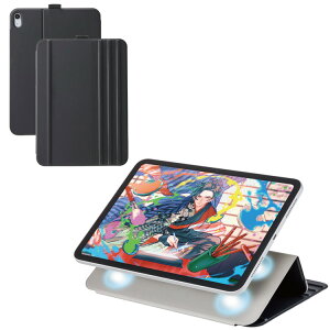 iPad �P�[�X 11�C���` (A16) 10.9�C���` ��10���� �}�O�l�b�g���E�t���b�v �J�o�[ 7�i�K�X�^���h �I�[�g�X���[�v�@�\ �u���b�N TB-A25RWVDBK(����s��)�y���[���֔z���z�y���������z