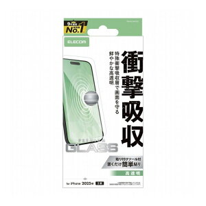 �G���R�� ELECOM iPhone 17 �K���X�t�B���� ������ �Ռ��z�� 10H �w��h�~ �C�A�h�~ ��U�h�~ �\��t���c�[���t SHOCKPROOF PM-A25AFLGZ(����s��)�y���[���֔z���z�y���������z