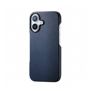 �G���R�� ELECOM iPhone 17 �P�[�X �\�t�g���U�[ ���y�� ���^ �l�C�r�[ PM-A25APLONV(����s��)�y���[���֔z���z�y���������z
