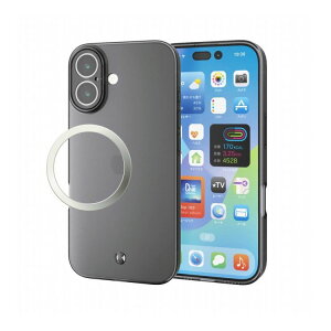�G���R�� ELECOM iPhone 17 �P�[�X �\�t�g �J���������Y���� ���C�z���Ή����^���X�e�b�J�[�t �X�g���b�v�z�[���t �Ɍ��ی� �u���b�N PM-A25AUCTKPBK(����s��)�y���[���֔z���z�y���������z