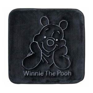 ボンフォーム くまのプーさんプレス シングルクッション ブラック 5212ー02BK