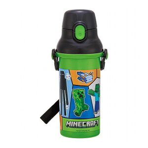 マインクラフト25 銀イオン抗菌 食洗器対応 直飲み 水筒 プラボトル 480ml マインクラフト25 PSB5SANAG スケーター Skater キャラクター 可愛い かわいい