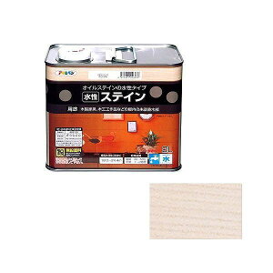 アサヒペン AP 水性ステイン 2L ホワイト【送料無料】