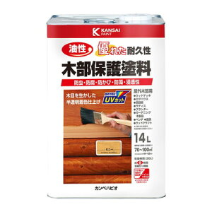 カンペハピオ 油性木部保護塗料 ピニー 14L #00237643501140(代引不可)【送料無料】