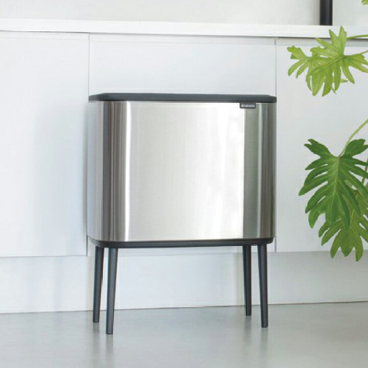 楽天市場】ブラバンシア Boタッチビン 11L+23L 2分別 FPPマット ごみ箱  